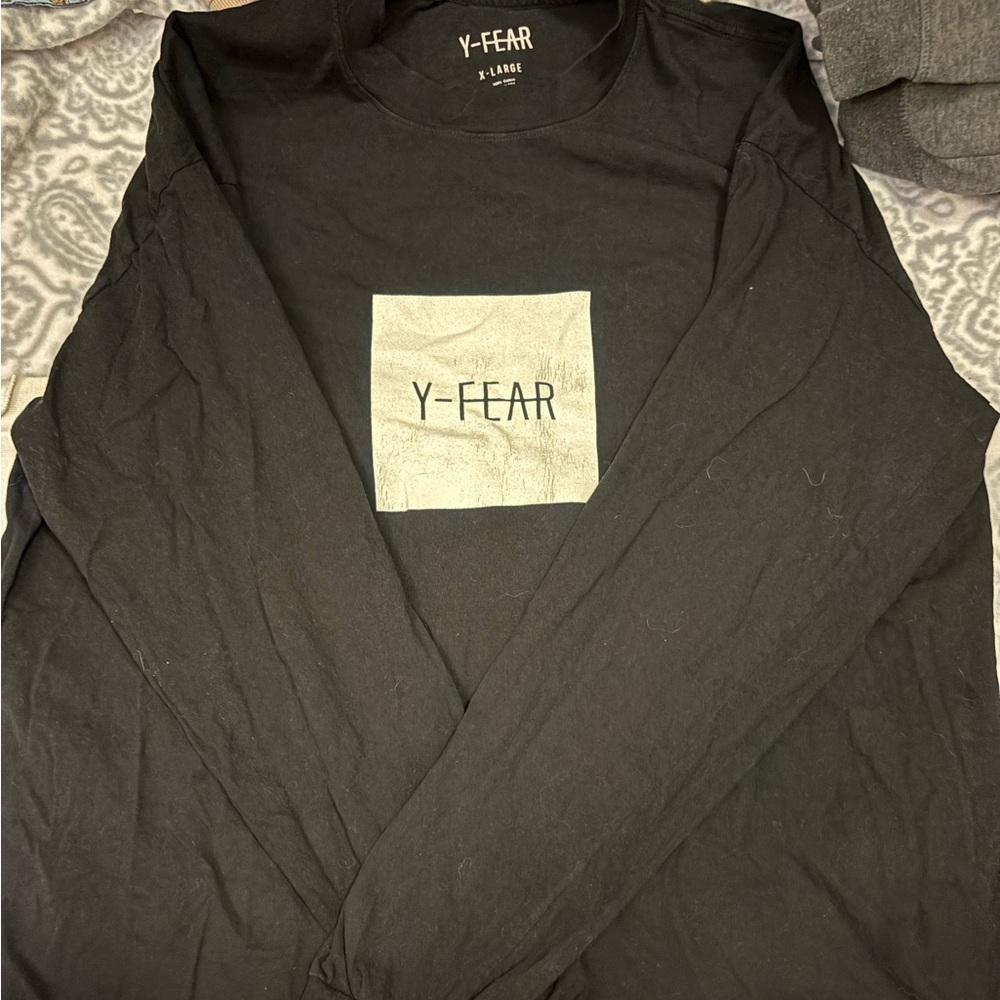 Y-FEAR Black Long Sleeve XL